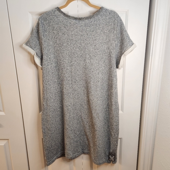 Style & Co Women's XL Short Sleeve Dress Lace Up Detail on front and sides - Picture 7 of 7